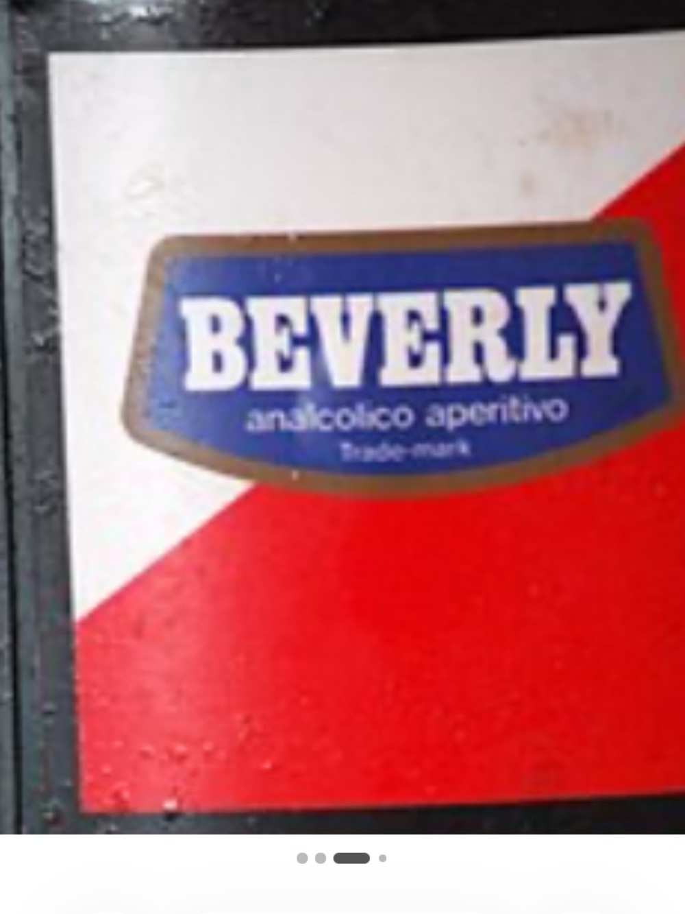 Everly Blue Logo on Red and White Geometric Accent